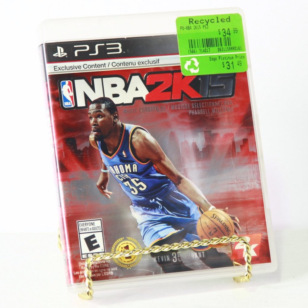 PS3 NBA2K15 Basketball Video Game - Featured Player Superstar Kevin Durant #35